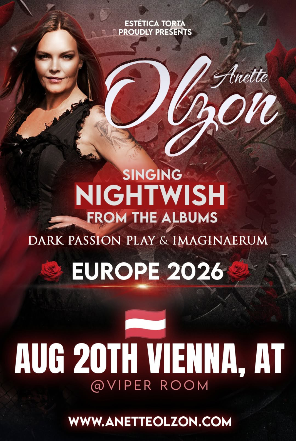 Anette Olzon Wien 2026_Flyer